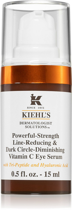 Kiehl's Dermatologist Solutions Powerful-Strength Line-Reducing & Dark Circle-Diminishing Vitamin C - сыворотка для глаз для всех типов кожи, включая чувствительную кожу /  z witaminą C 15  ml  / GTIN 3605972139559