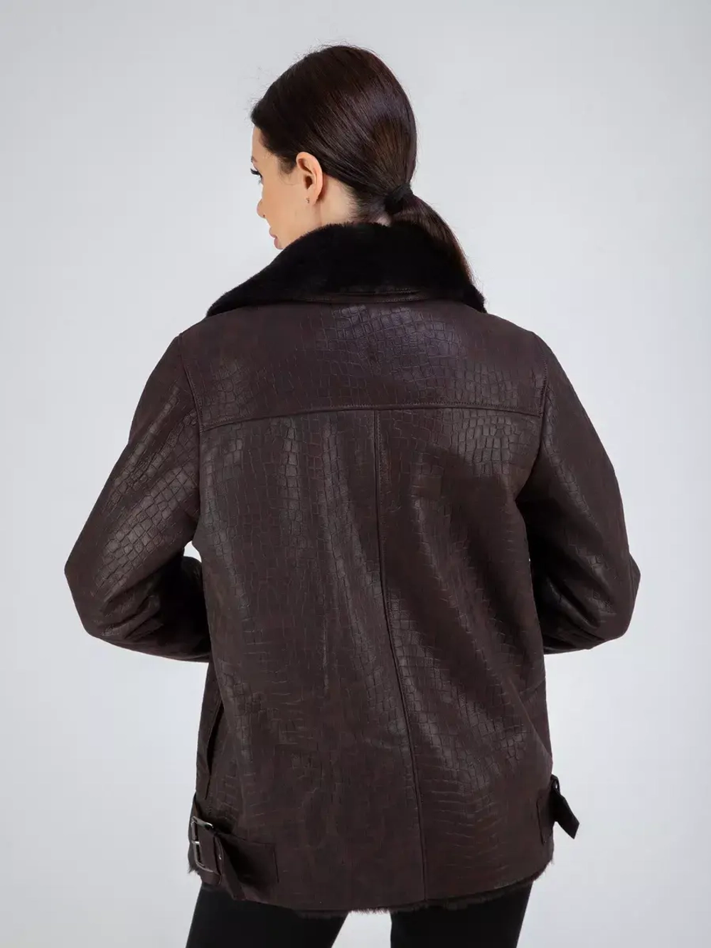 Дубленка авиатор натуральная Турция