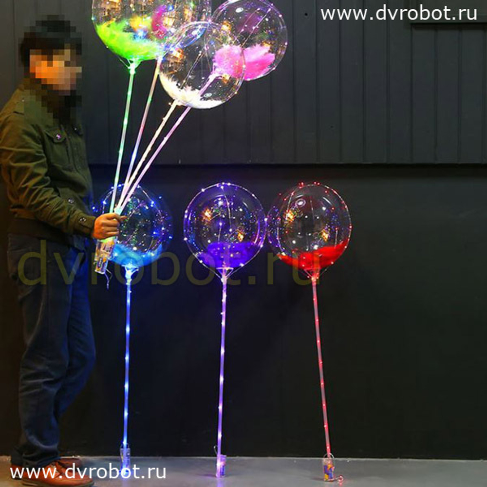 Светящийся led шар - зеленый