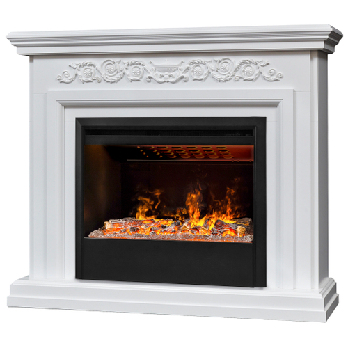 Каминокомплект Real Flame Leticia 26 WT с очагом 3D Helios 26 SBG