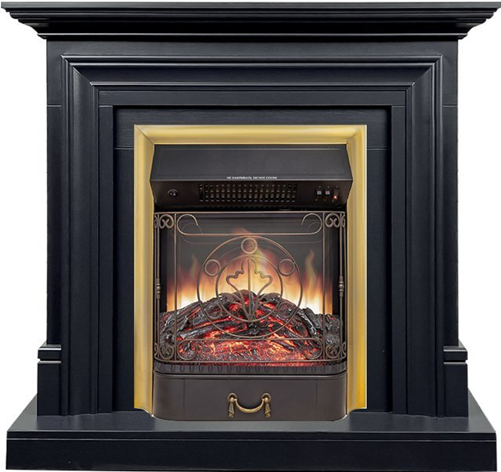 Каминокомплект Bradford - Серый графит с очагом Majestic FX M Brass