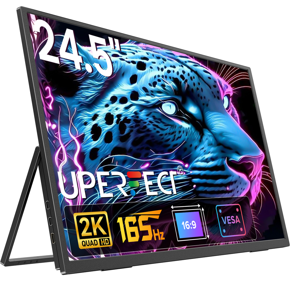 24.5" Портативный монитор Uperfect 2K IPS 2560x1440, 165 Гц