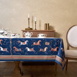 СКАТЕРТЬ "PASSAGE" 160Х220СМ ,БЕЛЫЙ,100% ХЛОПОК С ПРОПИТКОЙ,ТВИЛ