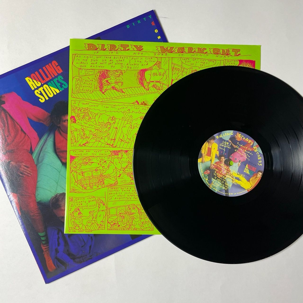 Винтажная виниловая пластинка LP Rolling Stones Dirty Work (Japan 1986) (No Obi)