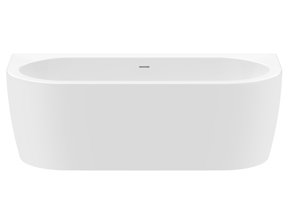 Ванна акриловая 180х80 Cezares SLIM WALL-180-80-60-W37-SET