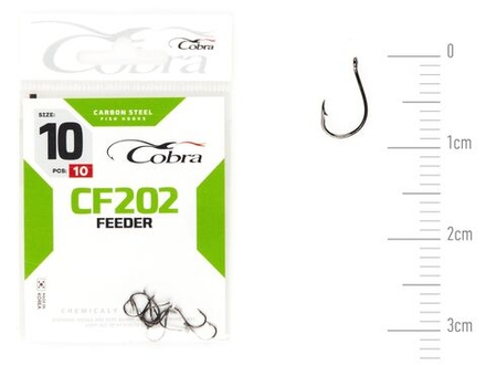 Крючки Cobra FEEDER MASTER сер. CF202 разм. 010 10шт.