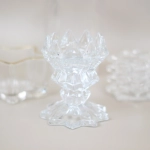 Подсвечник «Глория» 7*10,5 см, Белый