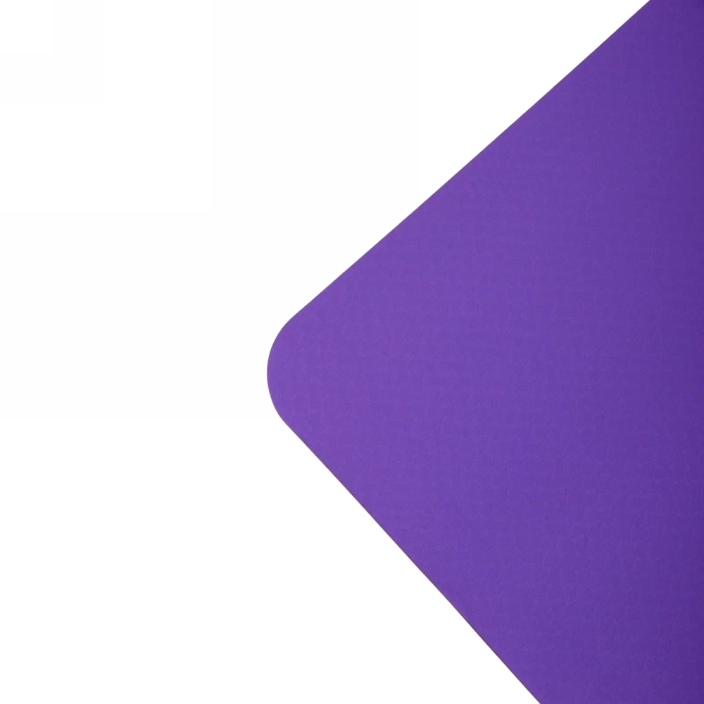 Коврик для йоги 6мм 61*183 см «Гармония» 2х сторонний, фиолетовый/сиреневый