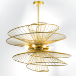 728183 Люстра ZETA 8х40W E14 ЗОЛОТО