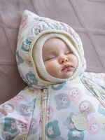 Комбинезон зимний с закрытой ножкой "Мишки" 0+