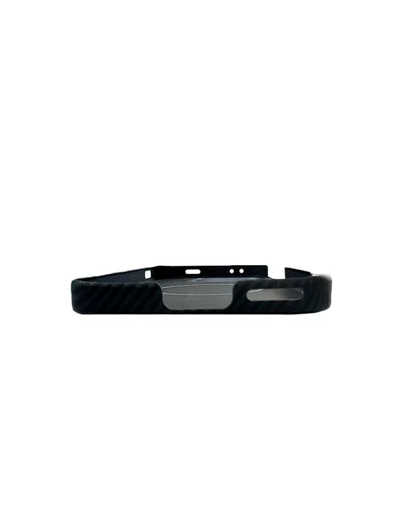 Карбоновый чехол для IQOO 15 Ultra с MagSafe черная сетка (Black)