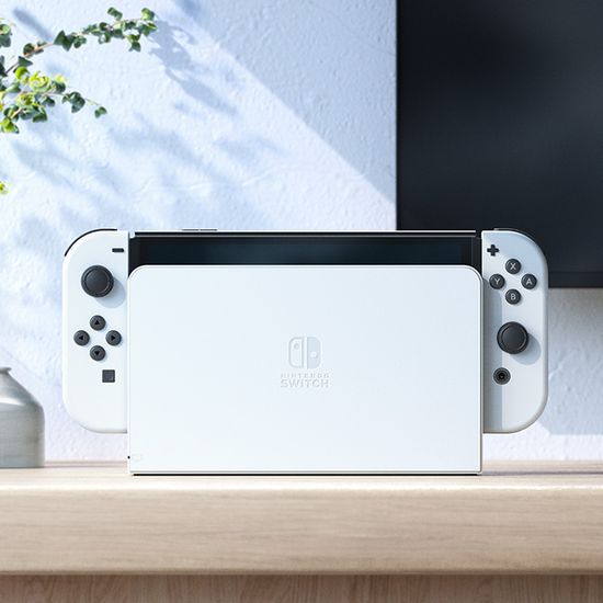 Консоль Nintendo Switch OLED (64Gb, White)