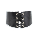 Оригинальный чокер со шнуровкой спереди (Цвет: черный)