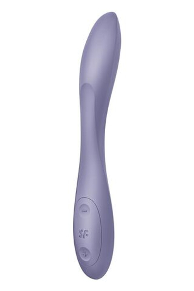 Сиреневый гибкий вибратор Satisfyer G-Spot Flex 2 - 19,5 см. (Цвет: сиреневый)