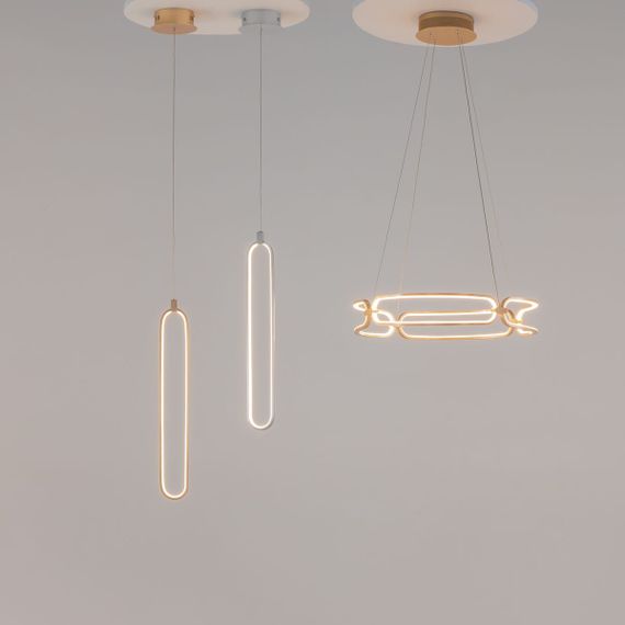 Подвесной светодиодный светильник Maytoni Chain MOD017PL-L50MG