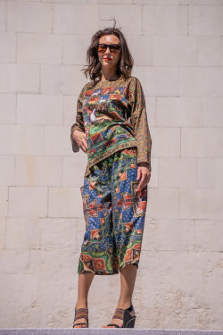 Брюки-кюлоты "Бестиарий"