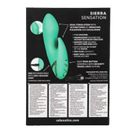 Зеленый вибромассажер-кролик 15см California Exotic Novelties Sierra Sensation SE-4349-15-3