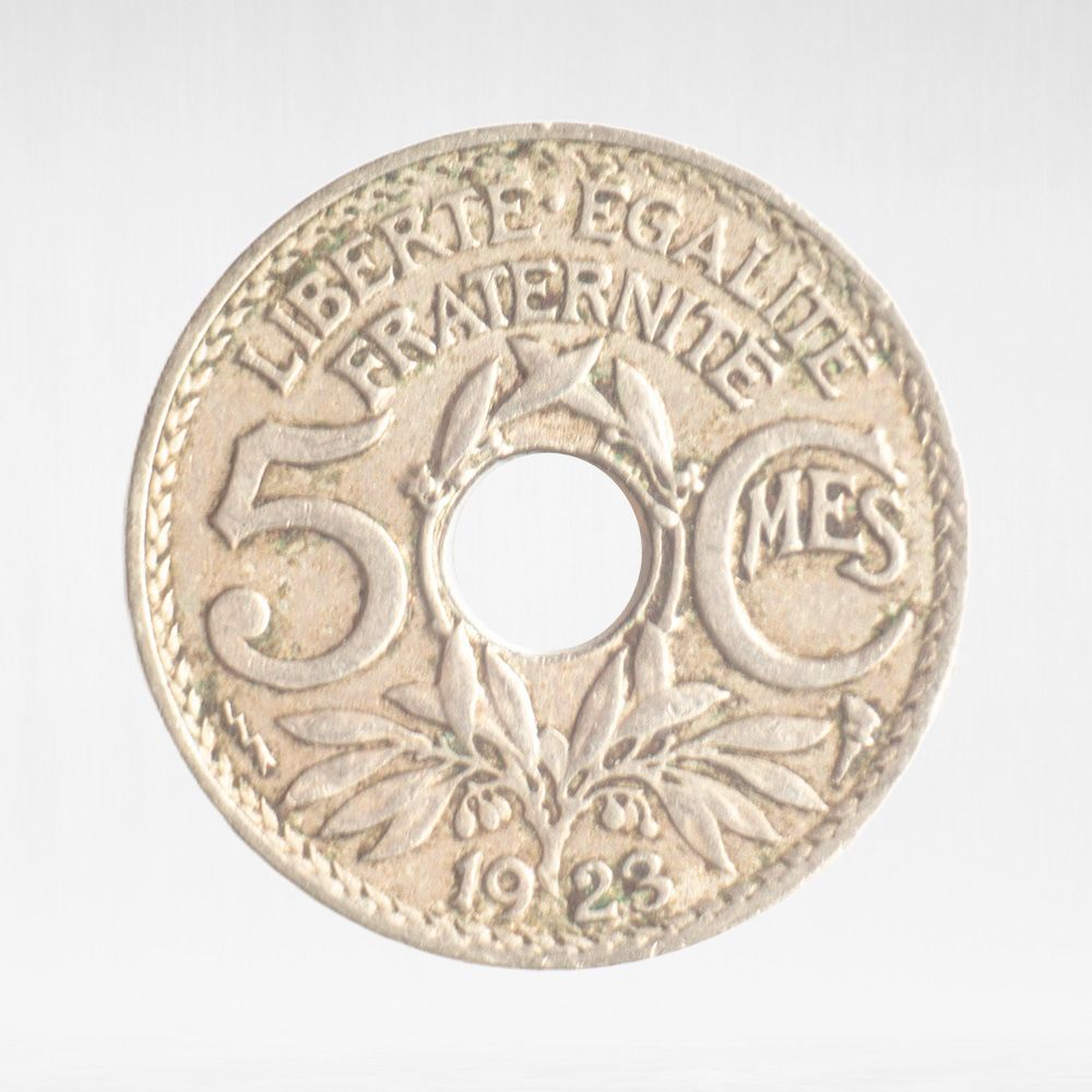 France, 5 Centimes 1923, VF