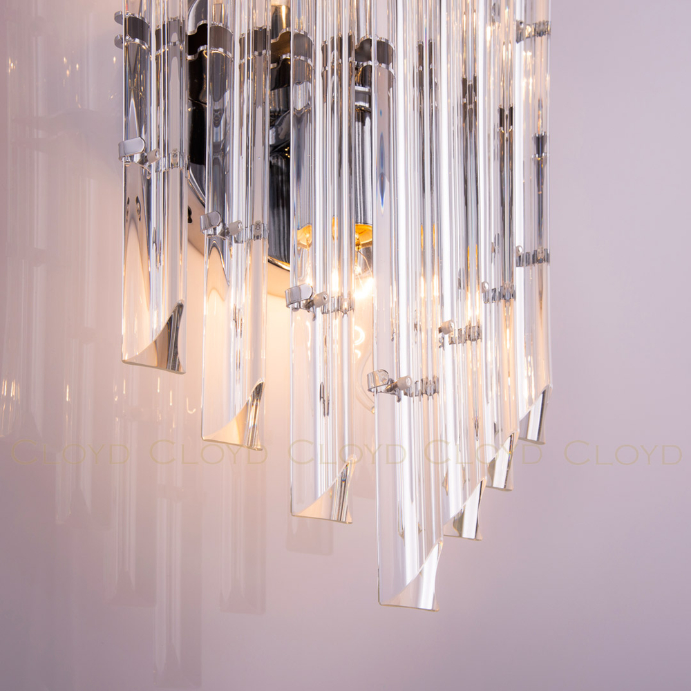 Бра Cloyd ORATORIA-A W2 / выс. 50 см - хром (арт.20145)