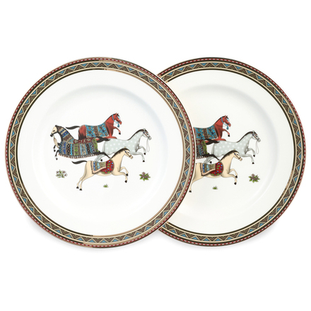 НАБОР ТАРЕЛОК ЗАКУСОЧНЫХ LEFARD "PASSAGE" ПАССАЖ 2 ШТ. 20 СМ, РАЗНОЦВЕТНЫЙ (КОР=24НАБ.)