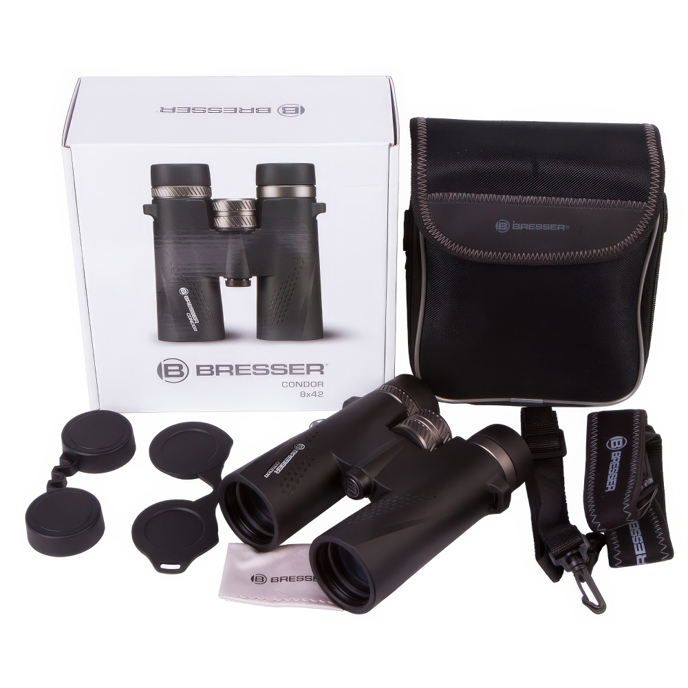 Бинокль Bresser Condor UR 8x42 - Комплект поставки
