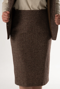 Юбка женская 2479ЮПБ, кор.меланж #523КМ012479ЮПБ