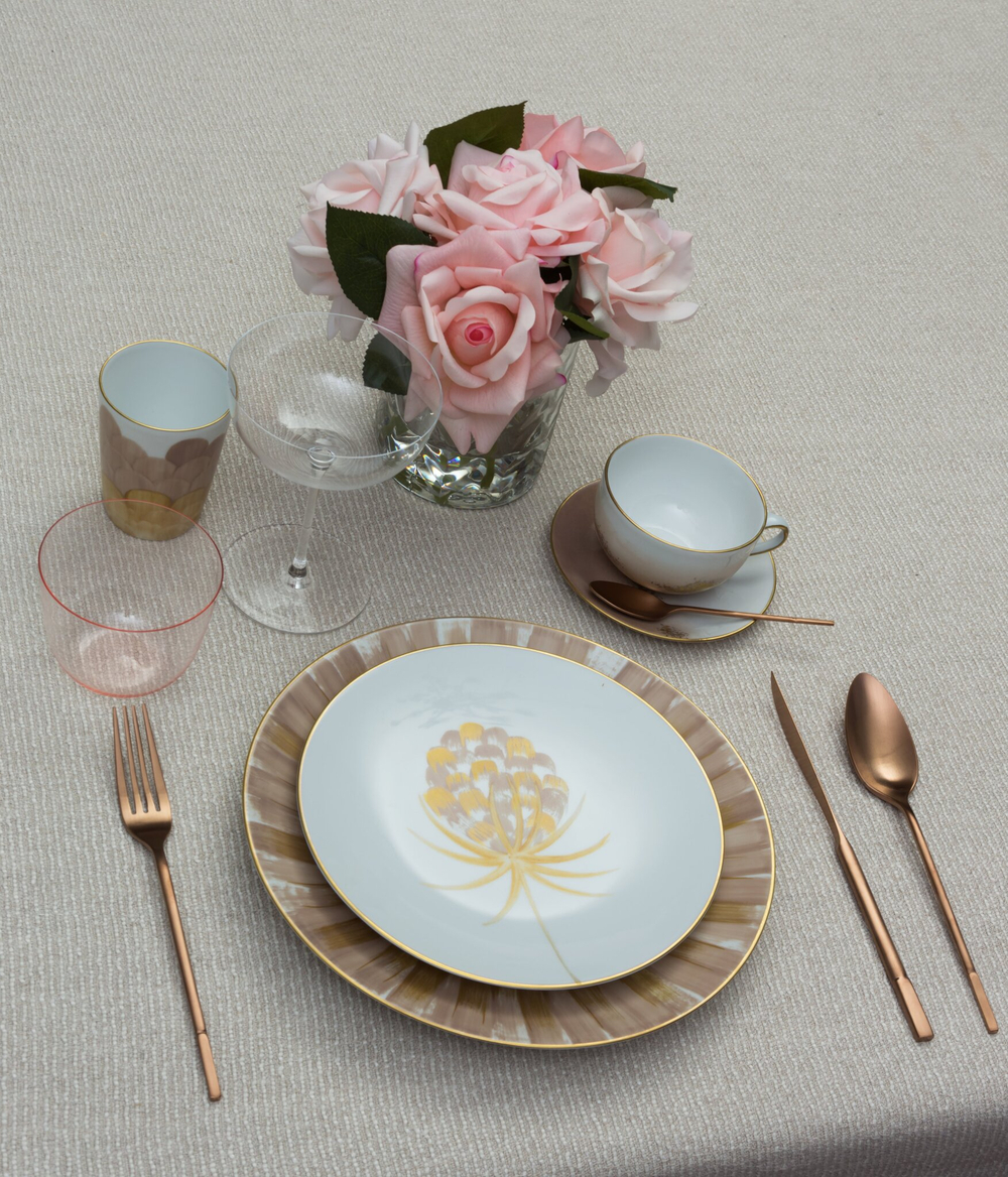 Набор столовых приборов 24 предмета Herdmar Allegro Copper Mat 40 медный