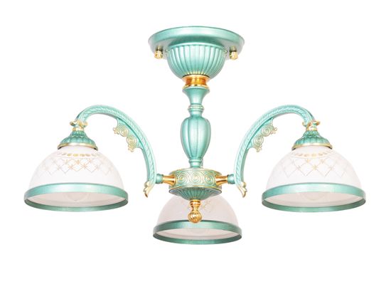 Потолочная люстра Reccagni Angelo PL.7222/3 GREEN