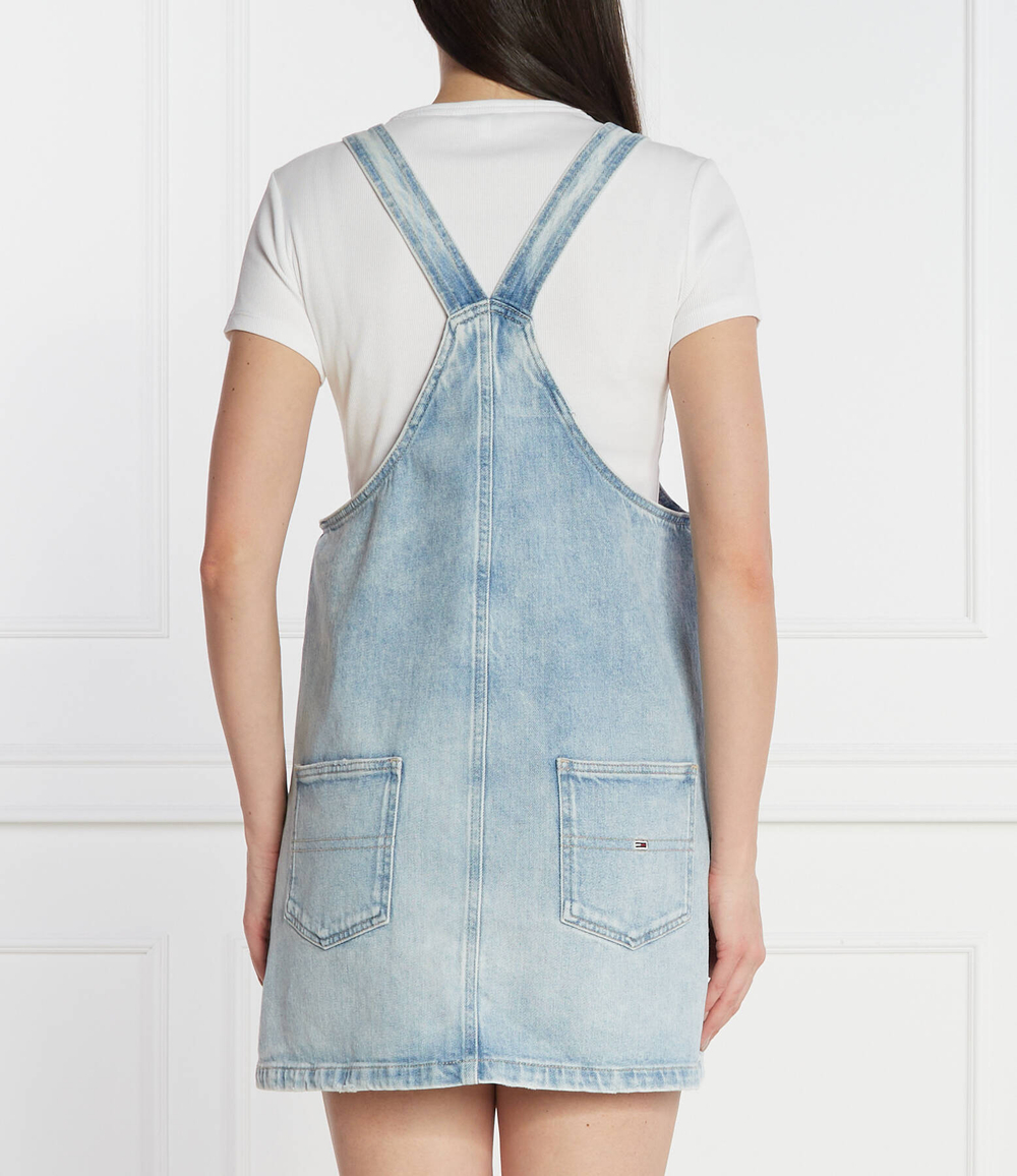 Платье PINAFORE Tommy Jeans - голубой(DW0DW17678)