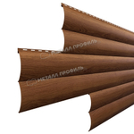 Сайдинг металлический Woodstock ECOSTEEL Матовый 0.5мм Мореный дуб (в наличии)