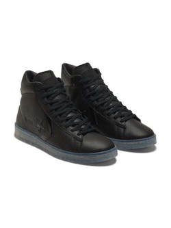 Кроссовки Converse Pro Leather High 'Black Ice Black Clear'