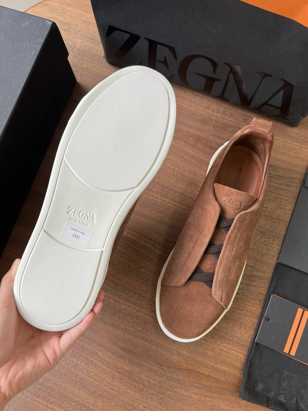 Кеды Zegna