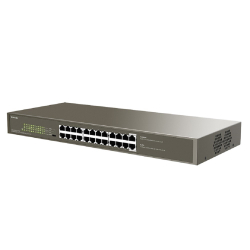 Коммутатор TENDA TEG1124P-24-250W Коммутатор в стойку 24-Ports 10 / 100 / 1000 Base-T 24-Ports PoE(PoE бюджет 225W)