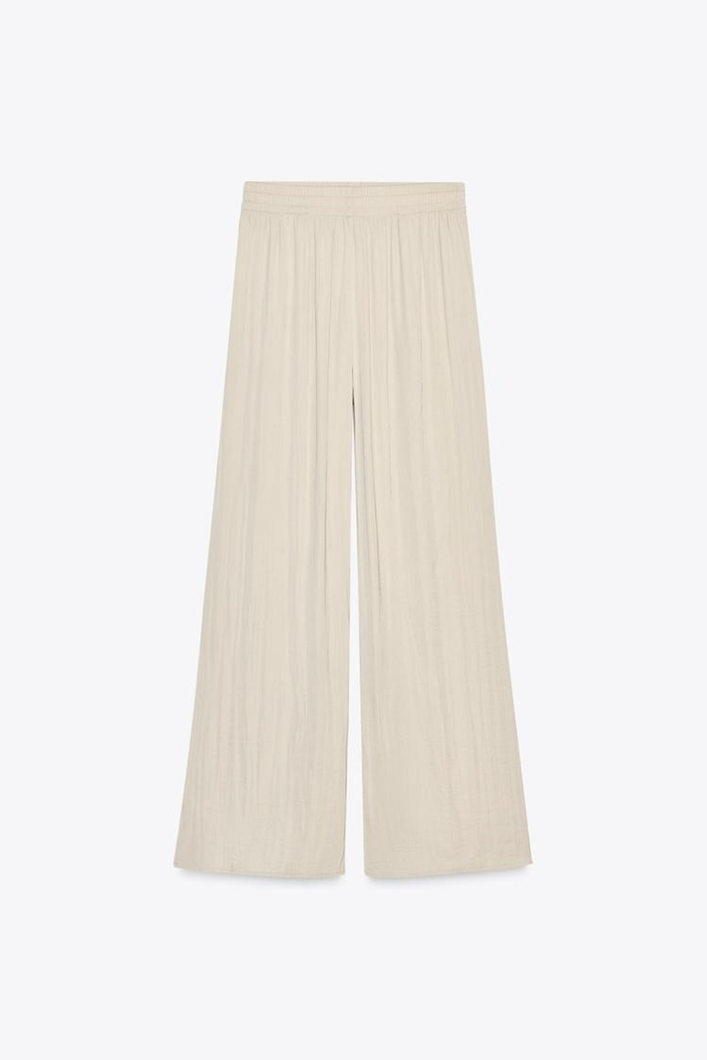 ZARA ШИРОКИЕ БРЮКИ ИЗ СТРУЯЩЕЙСЯ ТКАНИ, КАВА