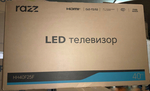 Телевизор Razz HH40F25F, 101см, Без Смарт ТВ, Full HD, LED, 20Вт, USB, DVB-T2/C/S2, черный