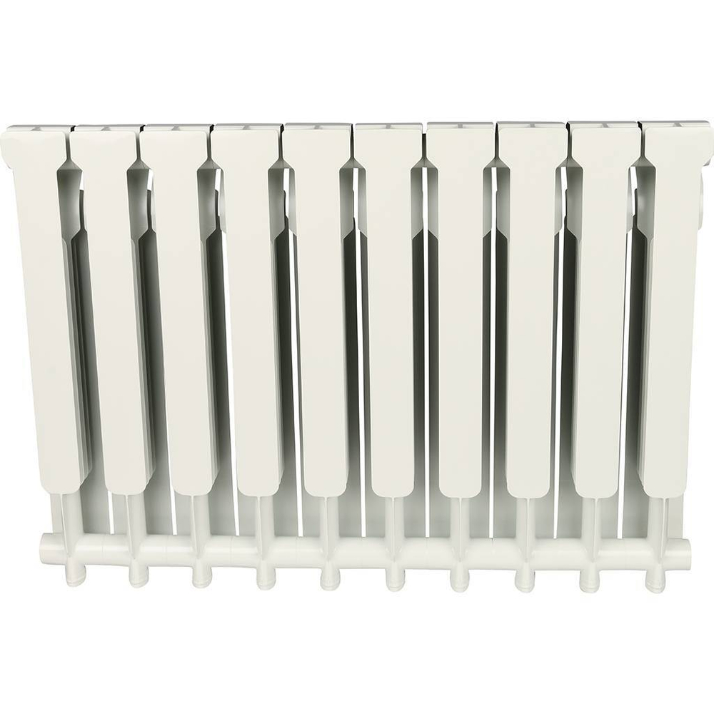 ROMMER AL500-80-80-100 10 секции радиатор алюминиевый (RAL9016)