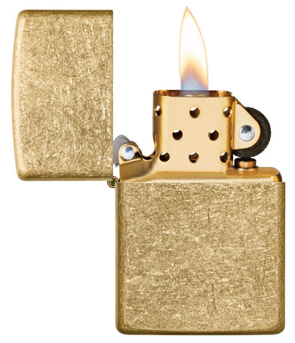 Зажигалка ZIPPO 49477 Classic Tumbled Brass