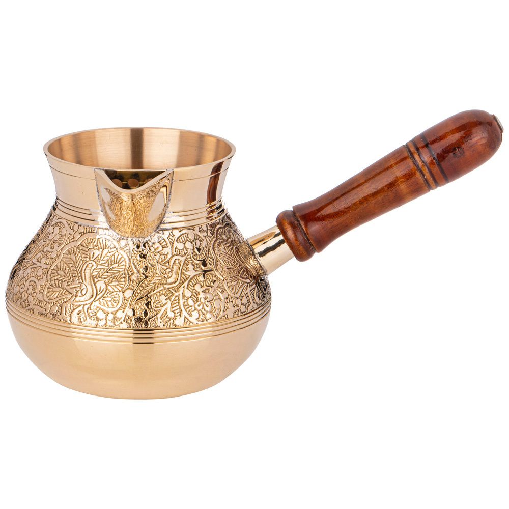 ТУРКА РЕЗНАЯ "GRAVING" 650МЛ. ЛАТУНЬ (КОР=30ШТ.)