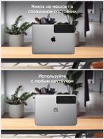 MagSafe держатель для телефона на ноутбук MOFT Flip Laptop Phone Mount / клейкий