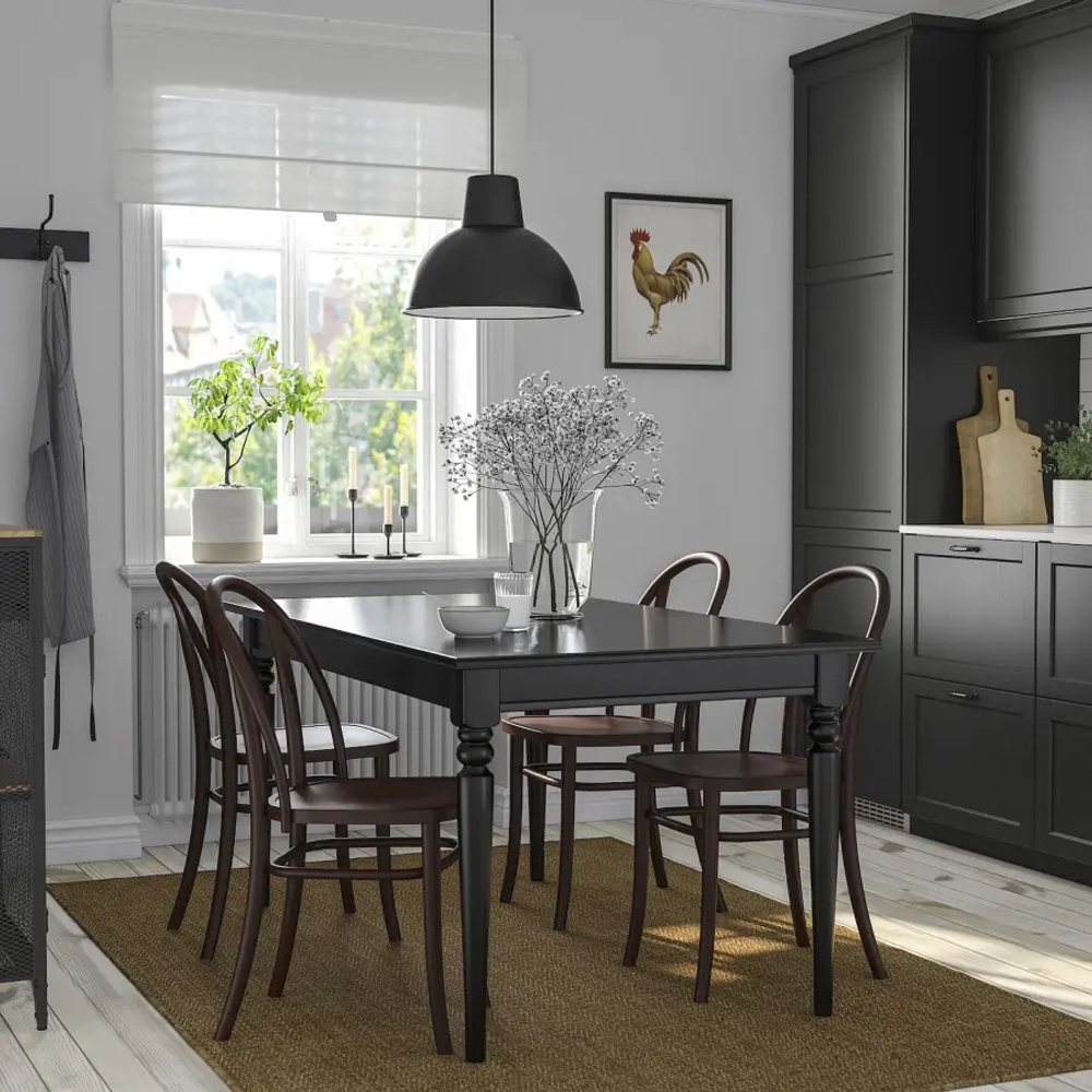 INGATORP / SKOGSBO Стол и 4 стула ИКЕА