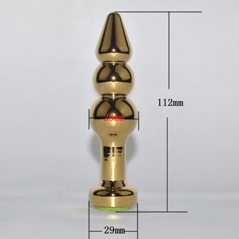 Пробка металл фигурная елочка золото с розовым стразом 11,2х2,9см 47436-MM