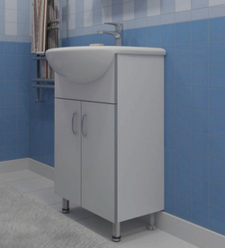 Тумба «ГРЕЙ-50» с умывальником ЭЛЕГИЯ 50/ УЮТ 50