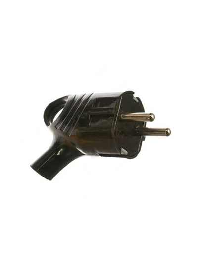 Вилка электрическая с заземл. с кольцом (ушком) 16А 250В IP20 черн. TOKOV ELECTRIC TKL-PLUZR-C05