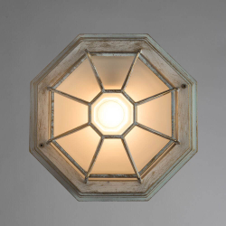 Уличный накладной светильник Arte Lamp A3121PF-1WG