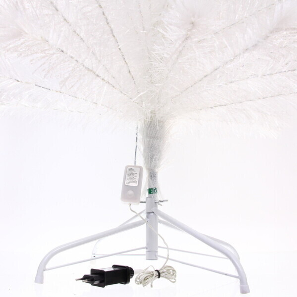 Ёлка светодиодная «Жемчужная» 180 см, ПВХ белый, цвет свечения-Белый/Теплый белый (220 веток) (T2118-180)