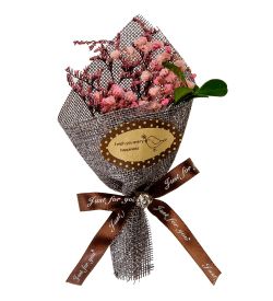 DF-97 Букет из сухоцветов в подарочной коробке «Спасибо тебе!» - Вариант A