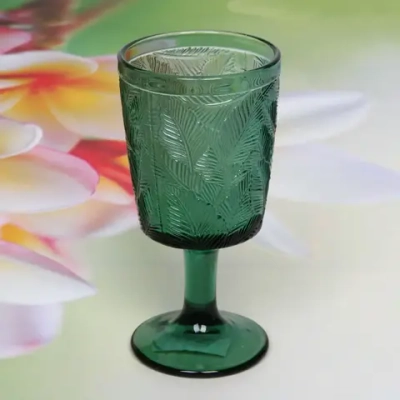 Бокал для вина 330мл «Emerald» Листья