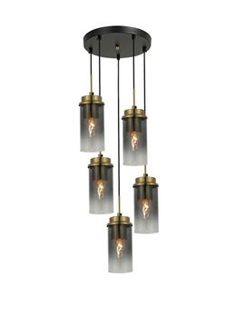 85712/5P COPPER+BLACK (1) Люстра (RL)