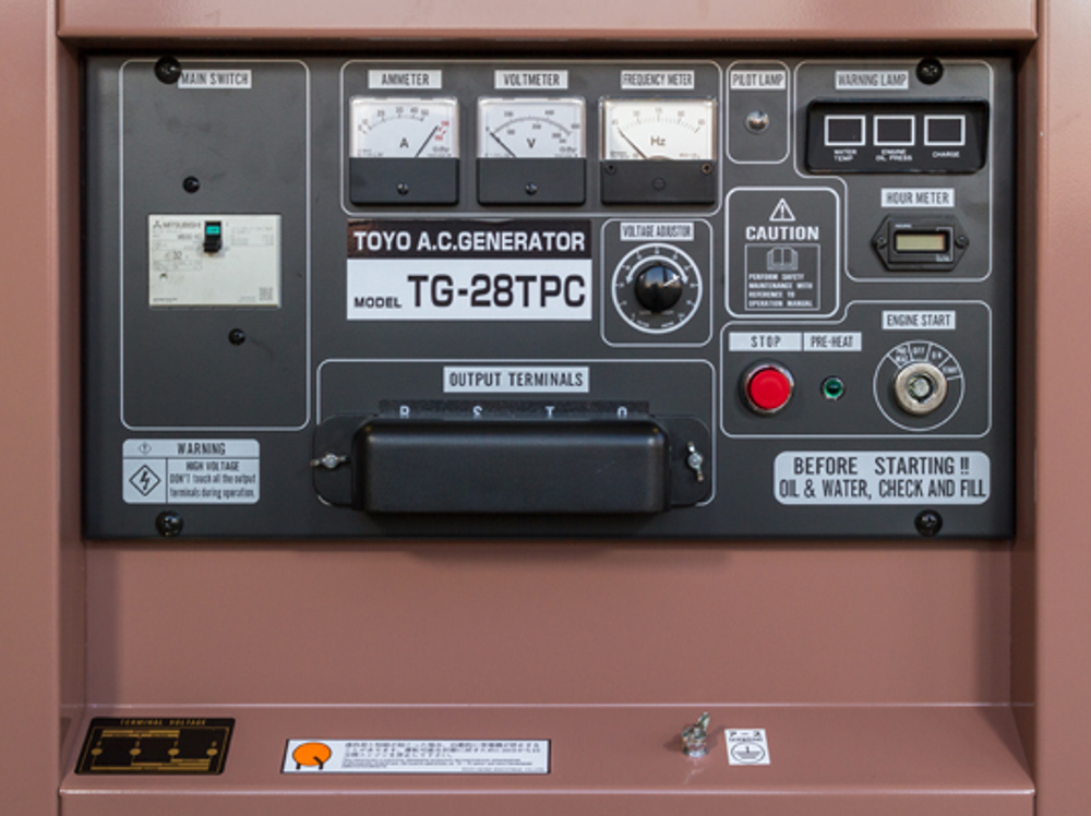 Дизельный генератор TOYO TG  28 TPC