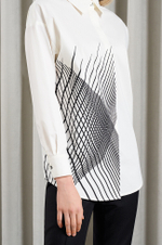 22902 Блузка женская (молочный)